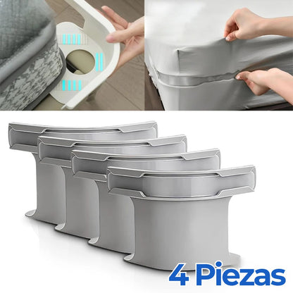Sujetador de Sabanas Antideslizante - Cama perfecta en segundos (Set x 4)