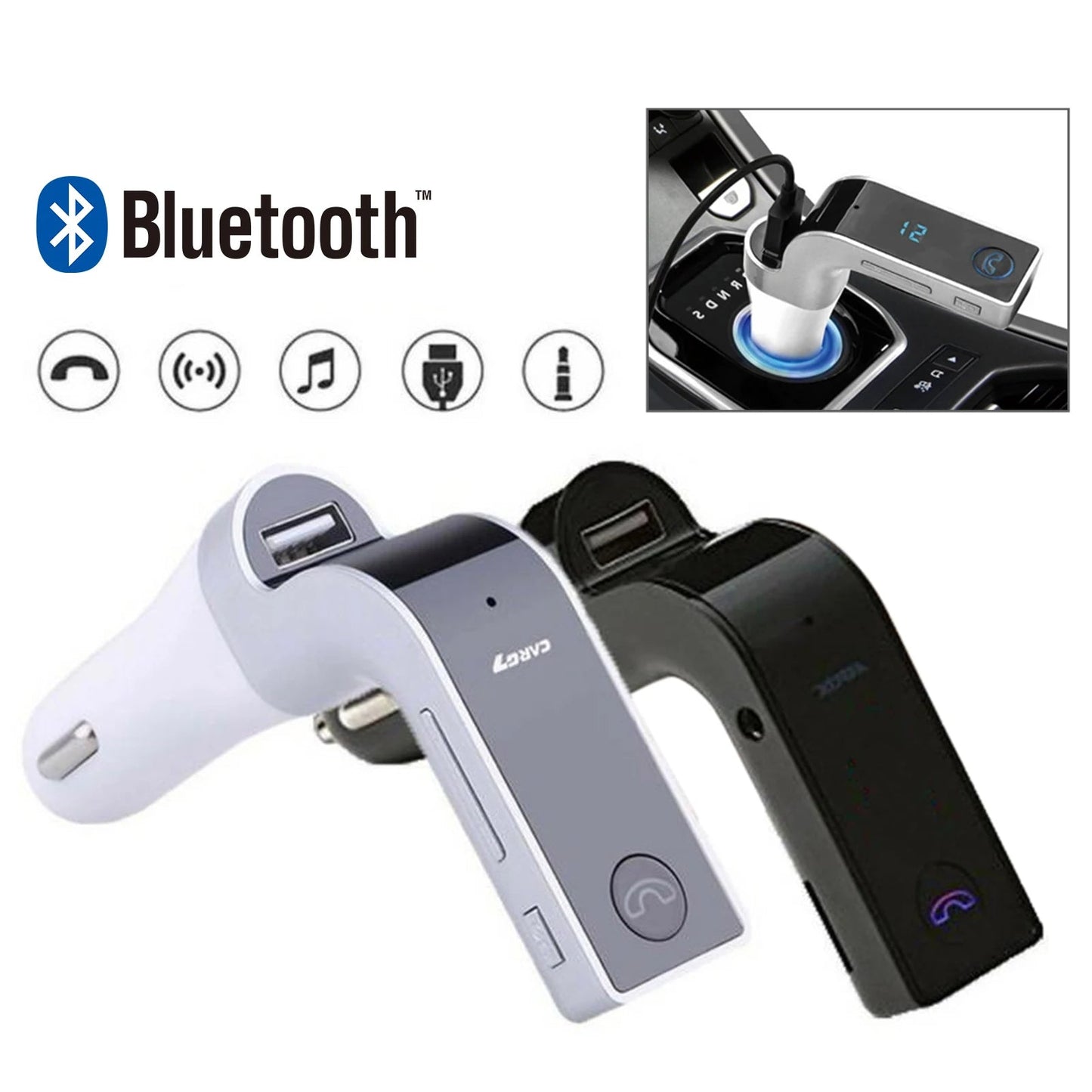 SoundDrive G7 – Transmisor Bluetooth y Manos Libres