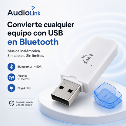 AudioLink USB Bluetooth - Receptor Bluetooth USB