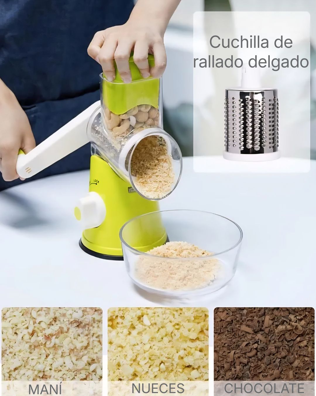 Cortador y Rallador Multifuncional