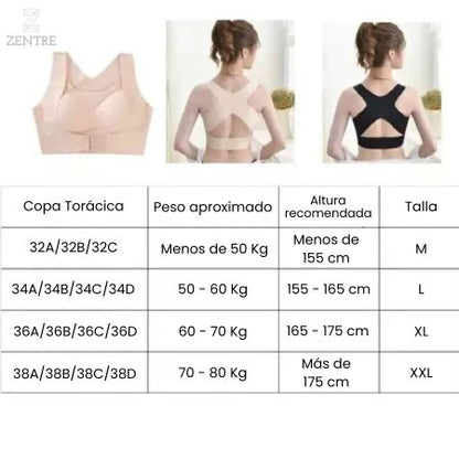 PosturaBella™ - Brasier Corrector de Postura Levanta Busto