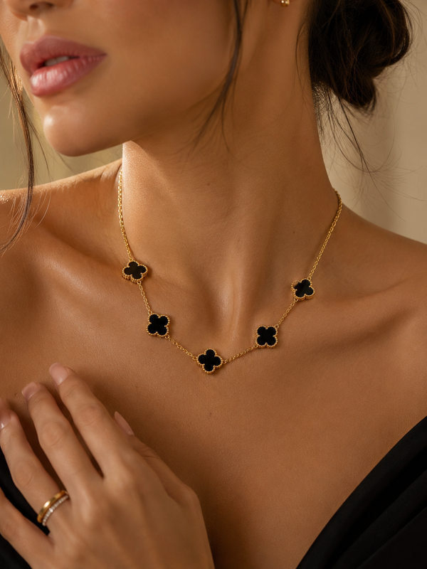 Collar 5 Tréboles VC + Caja Regalo